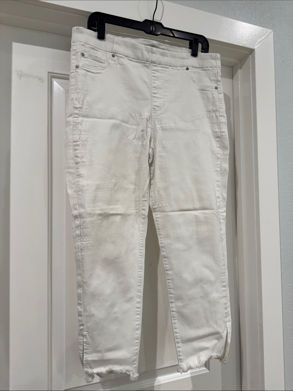 Liverpool White Skinny Crop Jeans